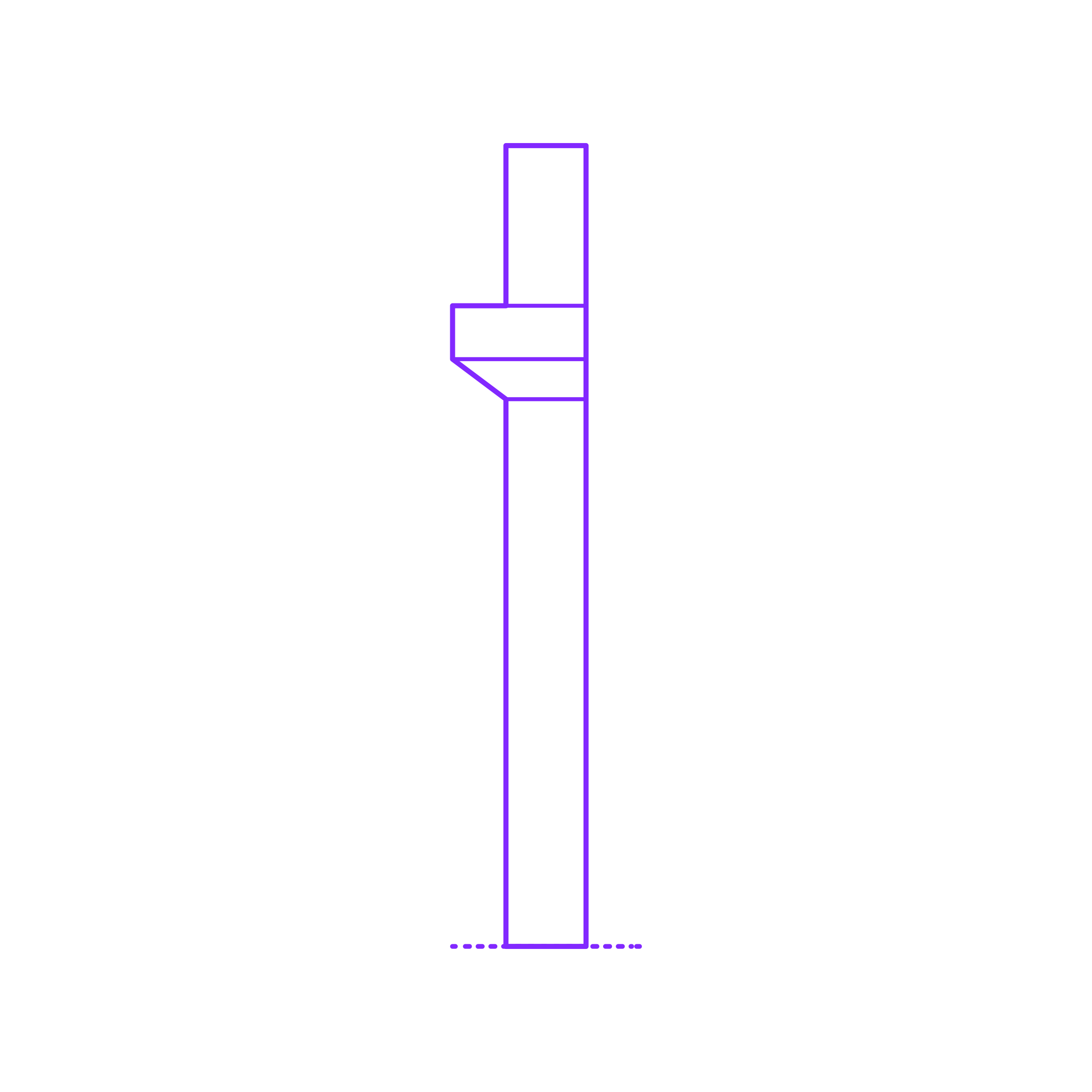 Buildings Concrete Columns Corbel 2 Pair Continuous Line Art Illustration Svg Free Vectors